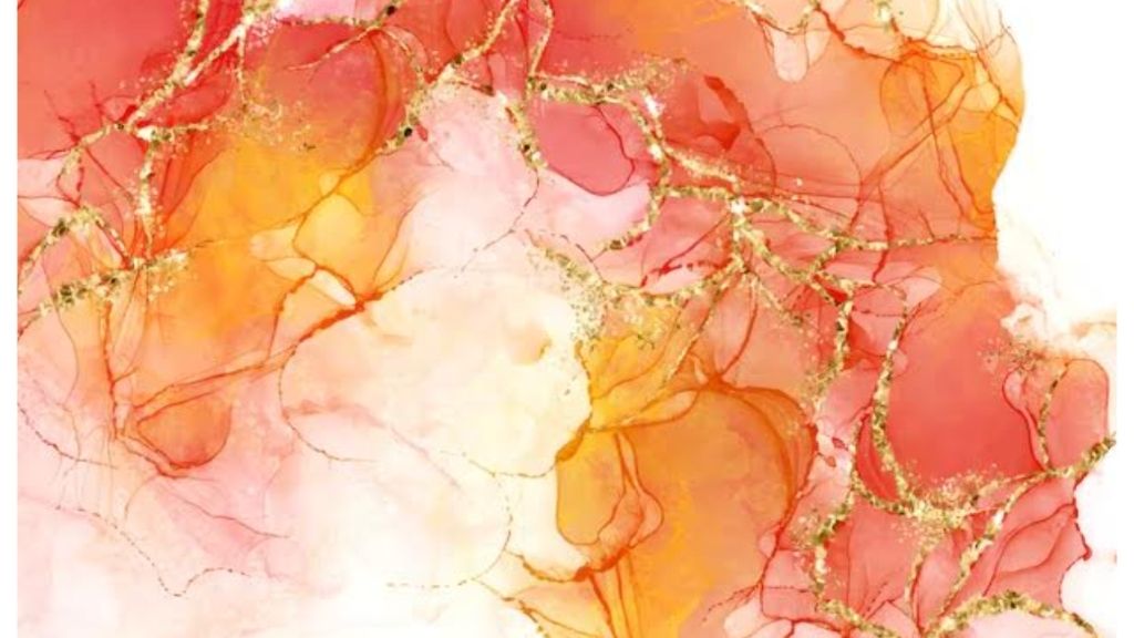 Painting Fall pastels with Alcohol ink